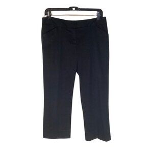 Laundry by Shelli Segal Cropped Pants Women’s 6 Black
